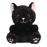 Palm Pals Twilight Black Cat Soft Toy - Aurora World LTD