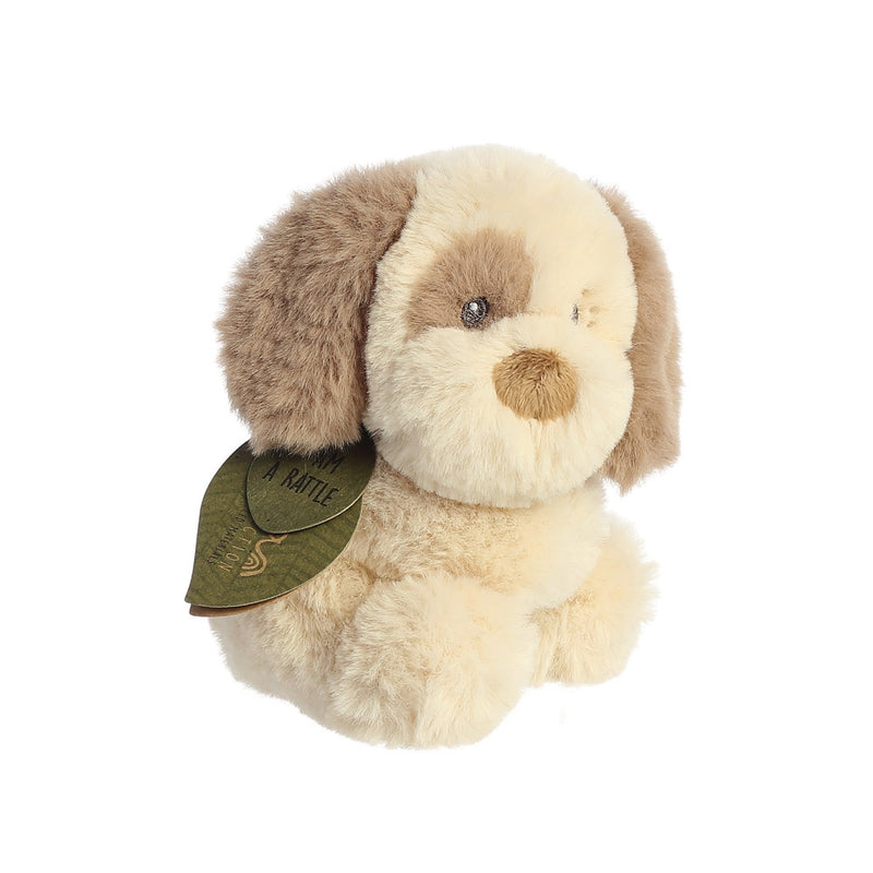 Ebba Eco Toddy Dog Rattle Soft Toy - Aurora World LTD