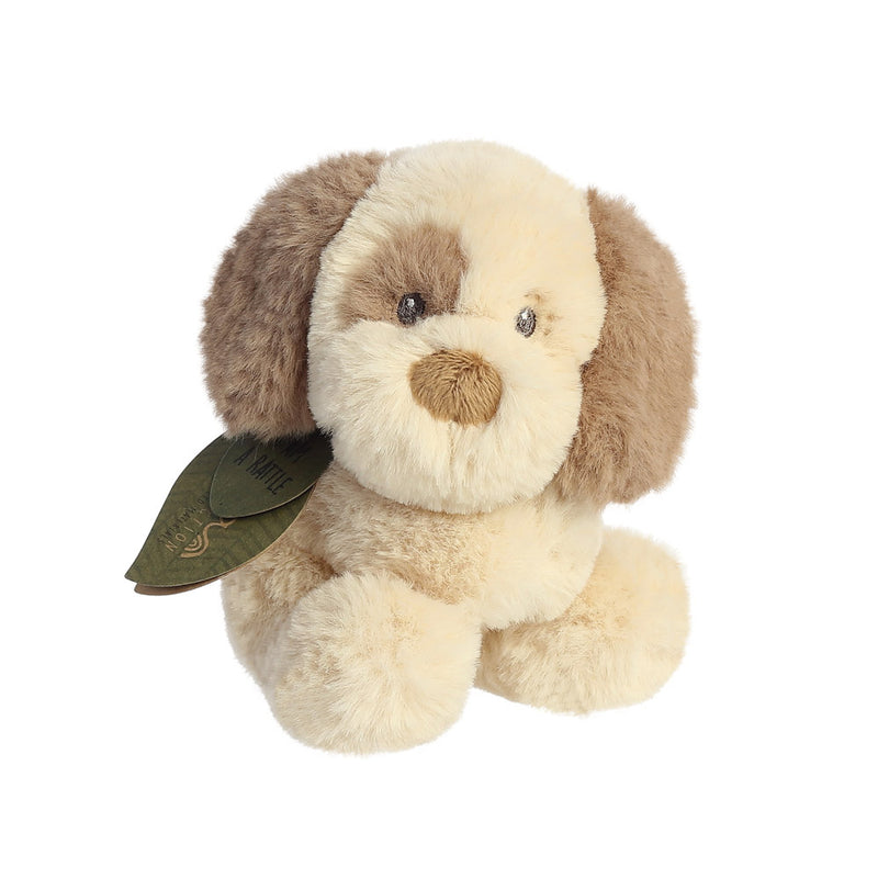 Ebba Eco Toddy Dog Rattle Soft Toy - Aurora World LTD