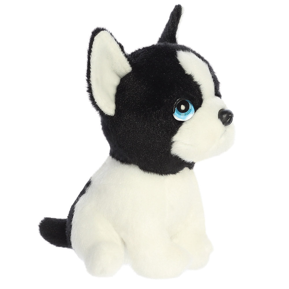 Petites Harvard Boston Terrier Dog Soft Toy Aurora World