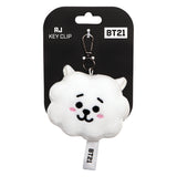 BT21, RJ Plush Key Clip, 4In - Aurora World LTD