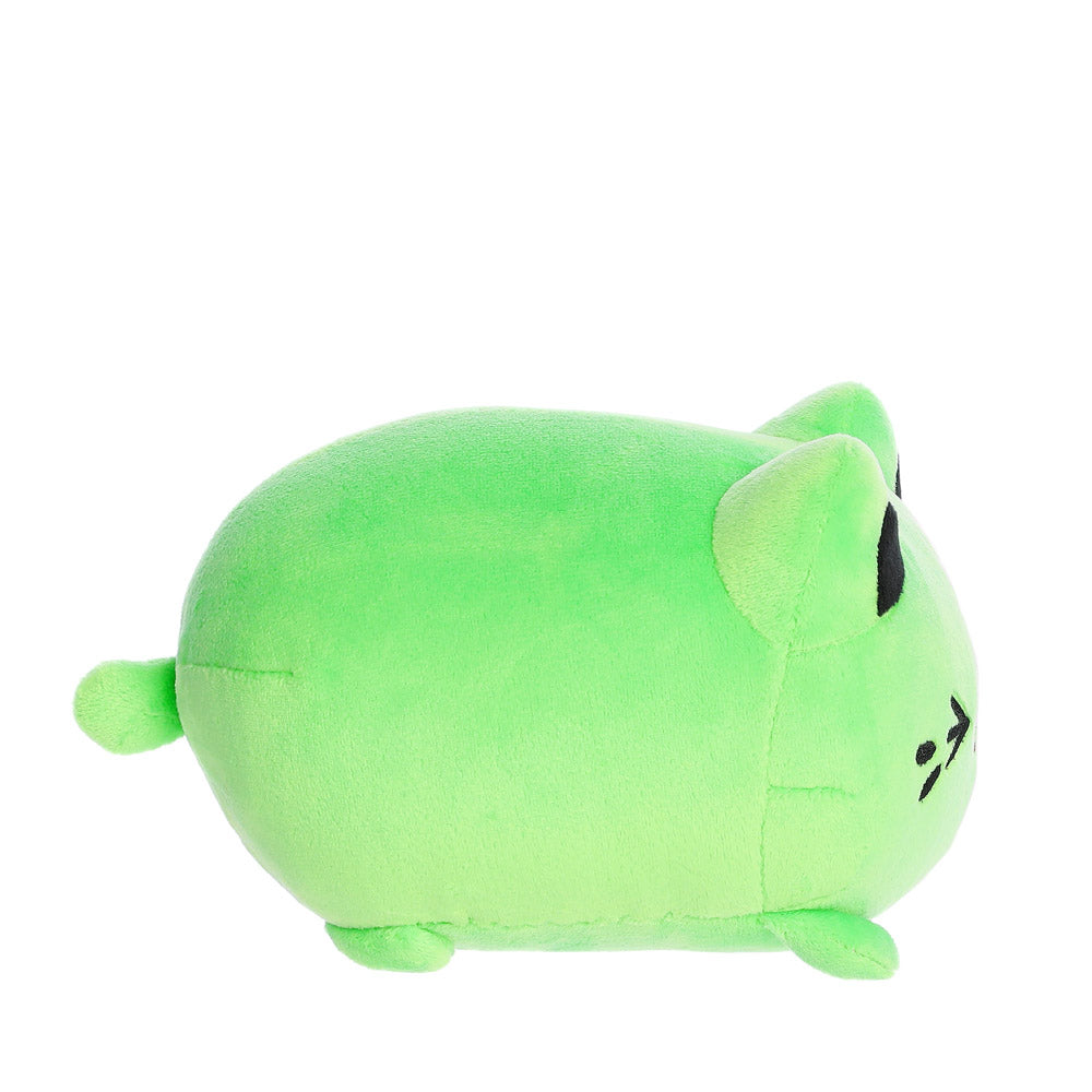 Green cat plush best sale