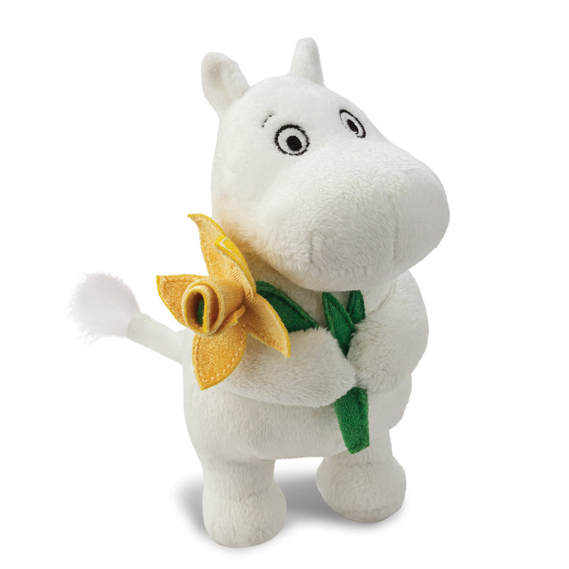 Moomin Standing with Daffodil Soft Toy - Aurora World LTD