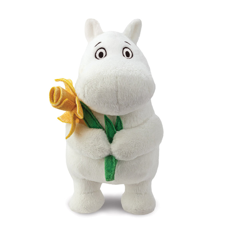 Moomin Standing with Daffodil Soft Toy - Aurora World LTD