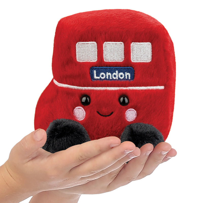 Palm Pals Bertie Red Bus Soft Toy - Aurora World LTD