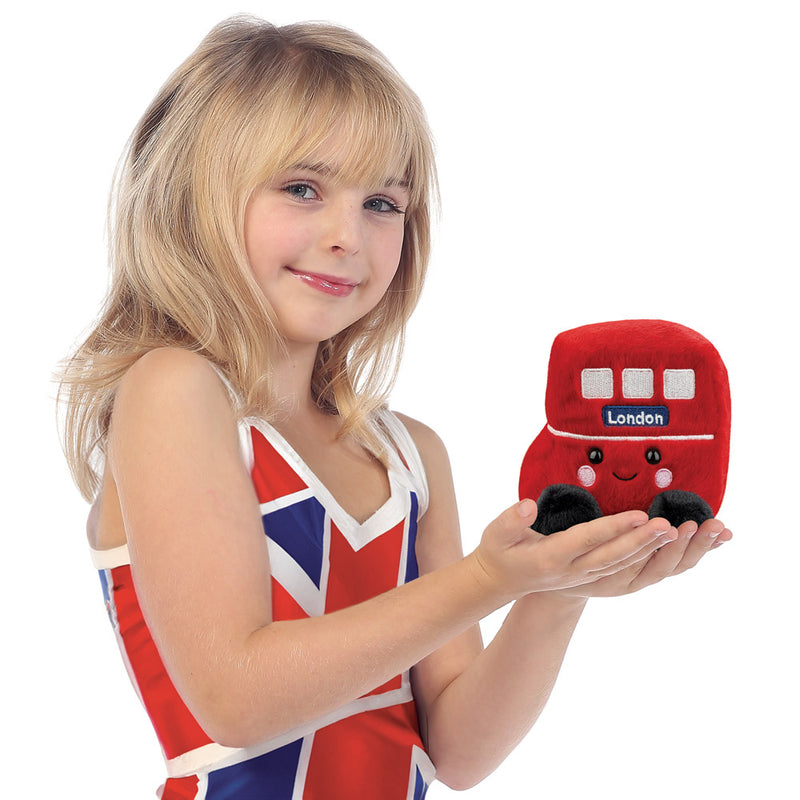 Palm Pals Bertie Red Bus Soft Toy - Aurora World LTD