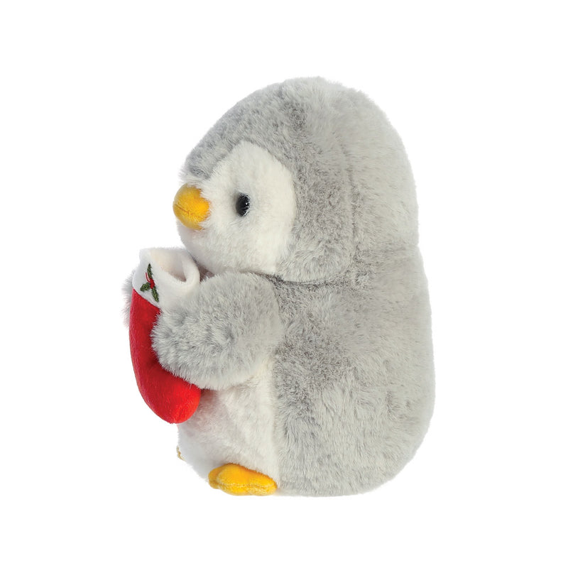 PomPom Penguin w/Stocking Soft Toy - Aurora World LTD