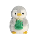 PomPom Penguin w/Xmas Tree Soft Toy - Aurora World LTD