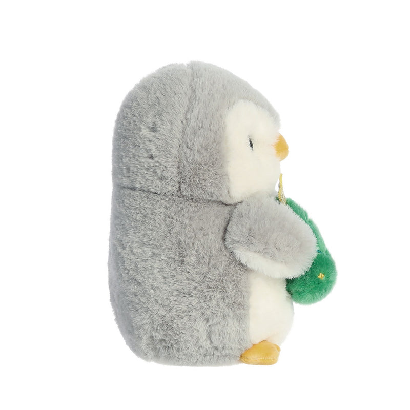 PomPom Penguin w/Xmas Tree Soft Toy - Aurora World LTD