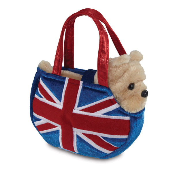 Fancy Pal Bulldog Union Jack Soft Toy - Aurora World LTD