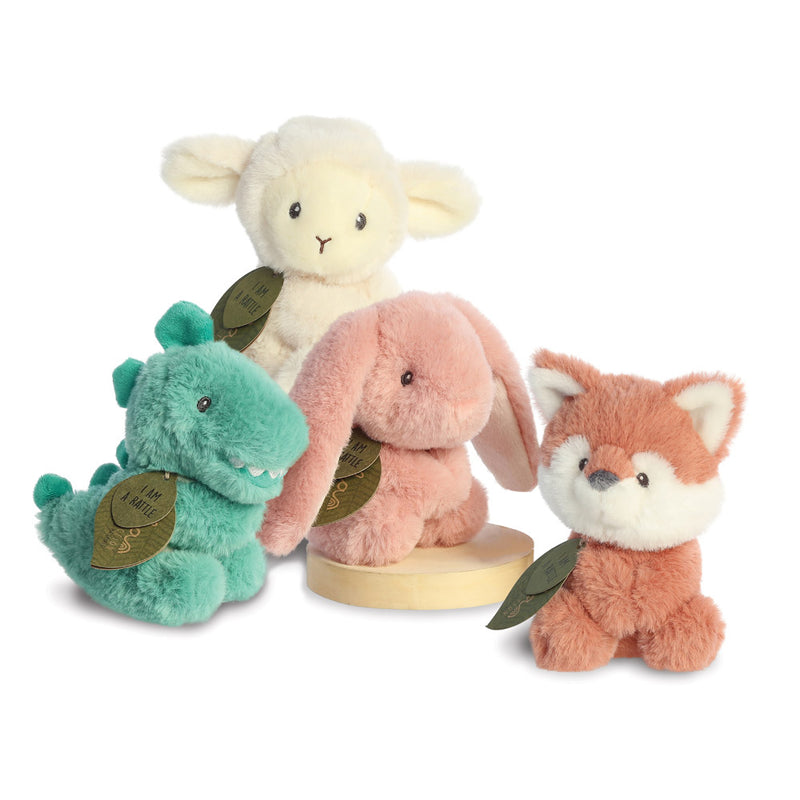 Ebba Eco Francis Fox Baby Rattle - Aurora World Ltd