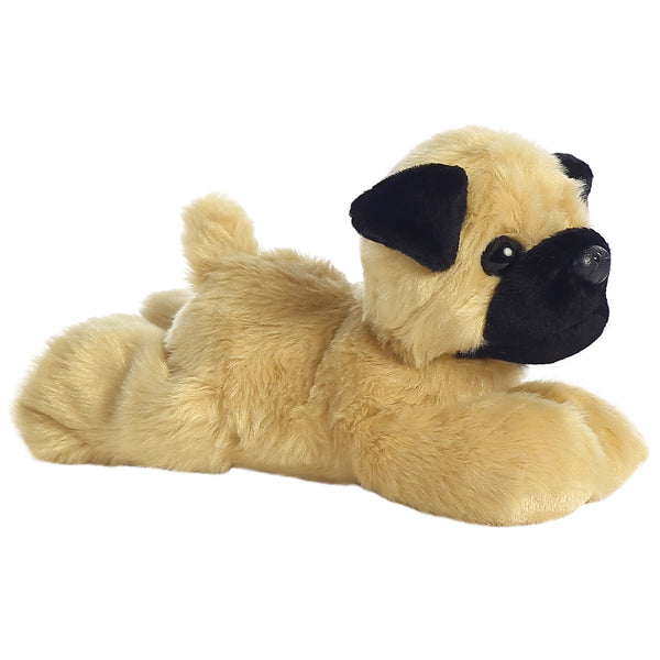 Mini Flopsies Mr Pugster Pug Soft Toy - Aurora World LTD