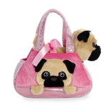 Fancy Pal Peek-a-Boo Pug Soft Toy - Aurora World LTD