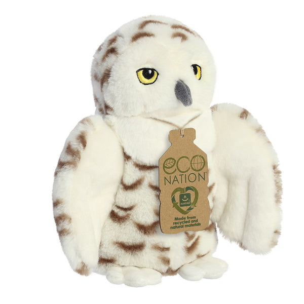 Eco Nation Snowy Owl Soft Toy - Aurora World LTD