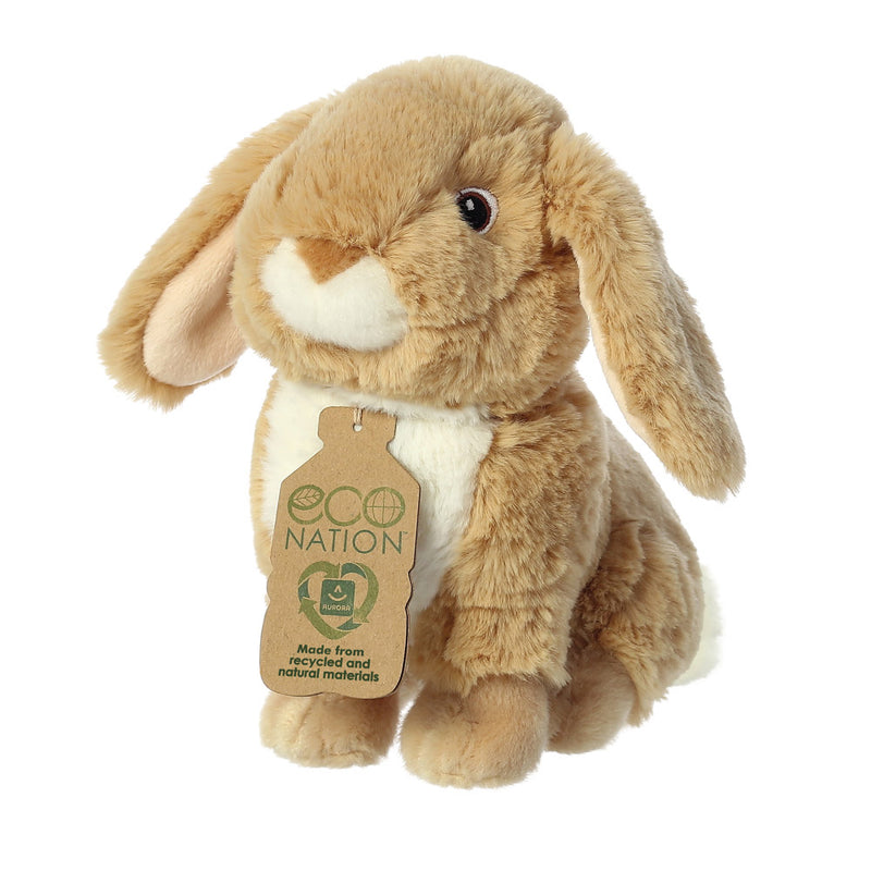 Eco Nation Lop-Eared Rabbit Tan Soft Toy - Aurora World LTD