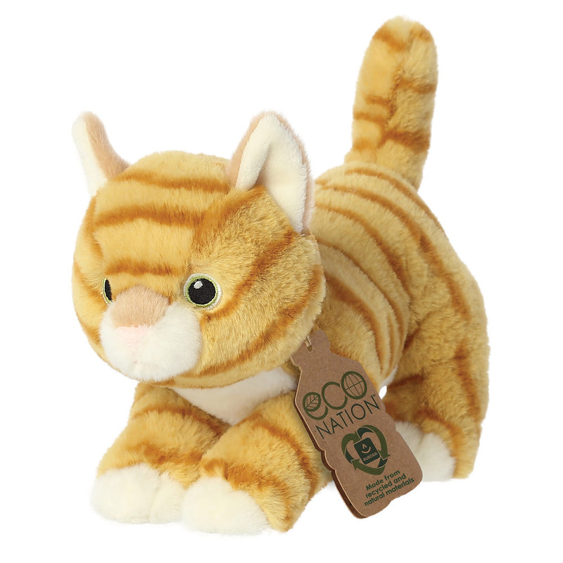 Eco Nation Orange Tabby Cat Soft Toy - Aurora World LTD