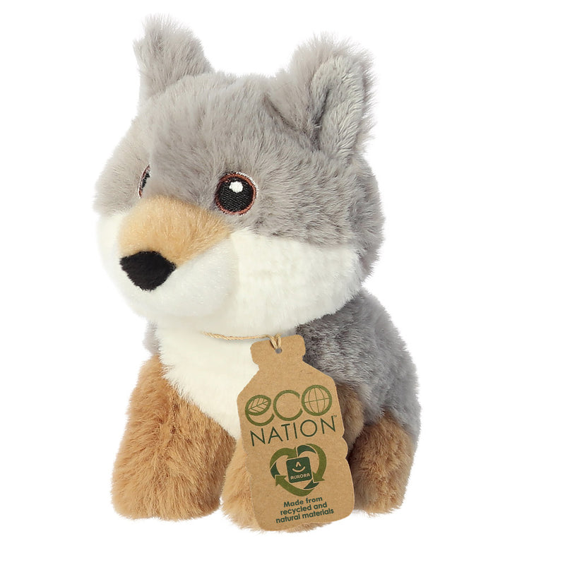 Eco Nation Mini Wolf Soft Toy - Aurora World LTD