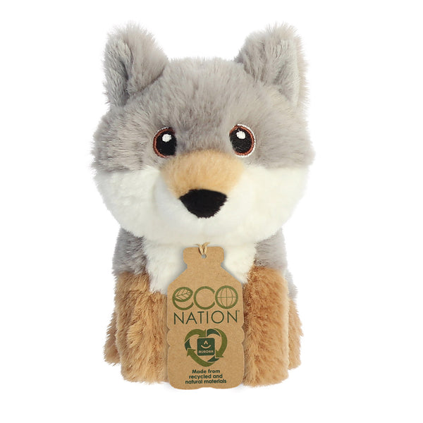 Eco Nation Mini Wolf Soft Toy - Aurora World LTD