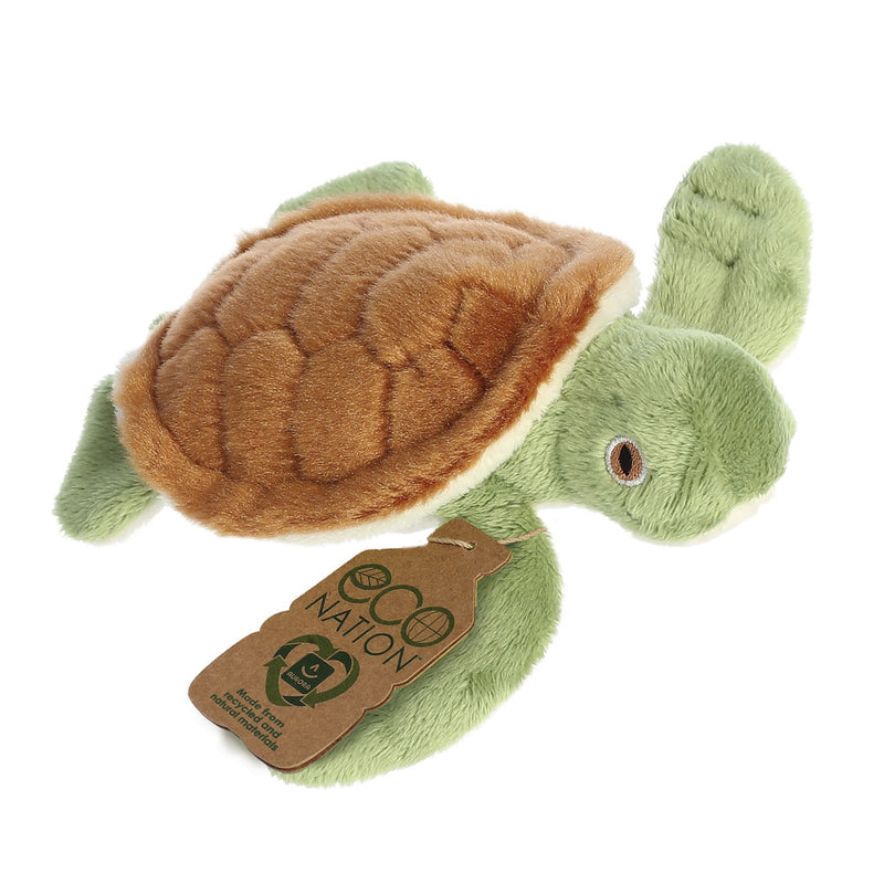 Eco Nation Mini Turtle Soft Toy - Aurora World Ltd