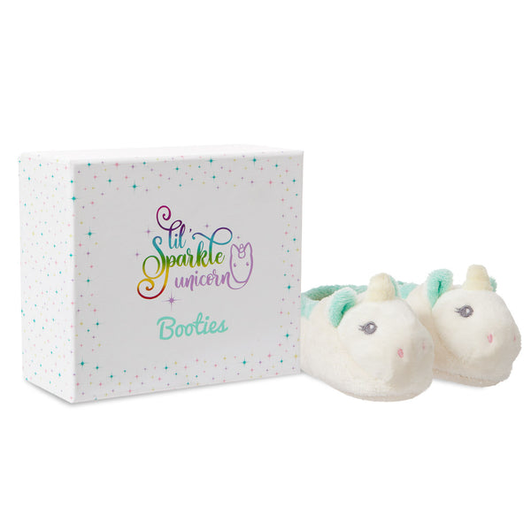 Lil' Sparkle Baby Unicorn Booties + Gift Box - Aurora World LTD