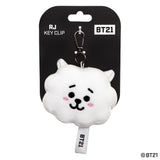 BT21, RJ Plush Key Clip, 4In - Aurora World LTD