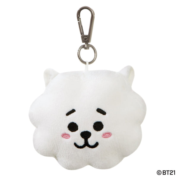 BT21, RJ Plush Key Clip, 4In - Aurora World LTD