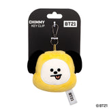 BT21, CHIMMY Plush Key Clip, 4In - Aurora World LTD