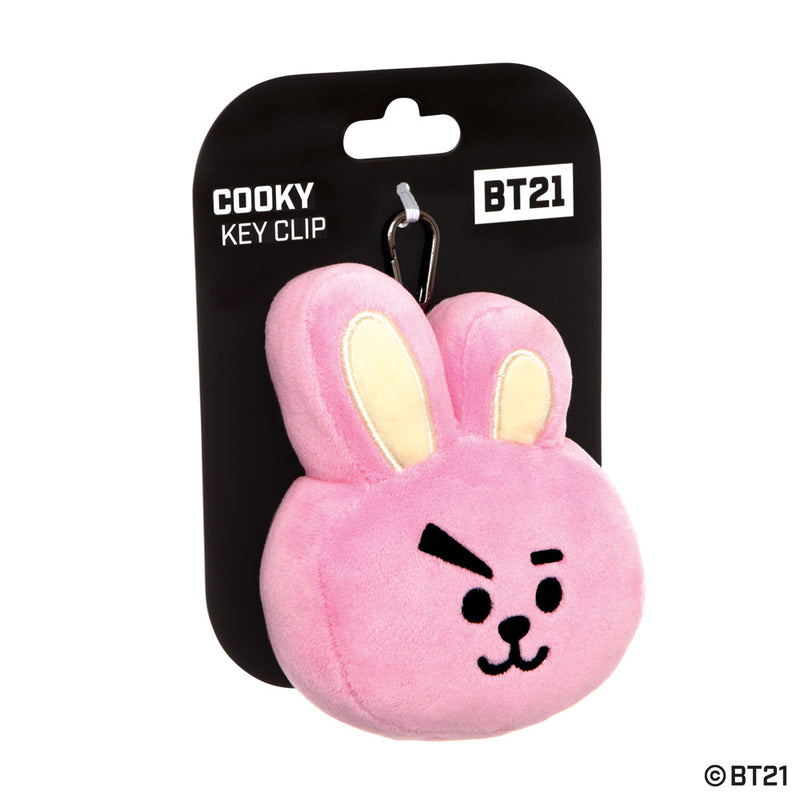 BT21, COOKY Plush Key Clip, 4.5In - Aurora World LTD