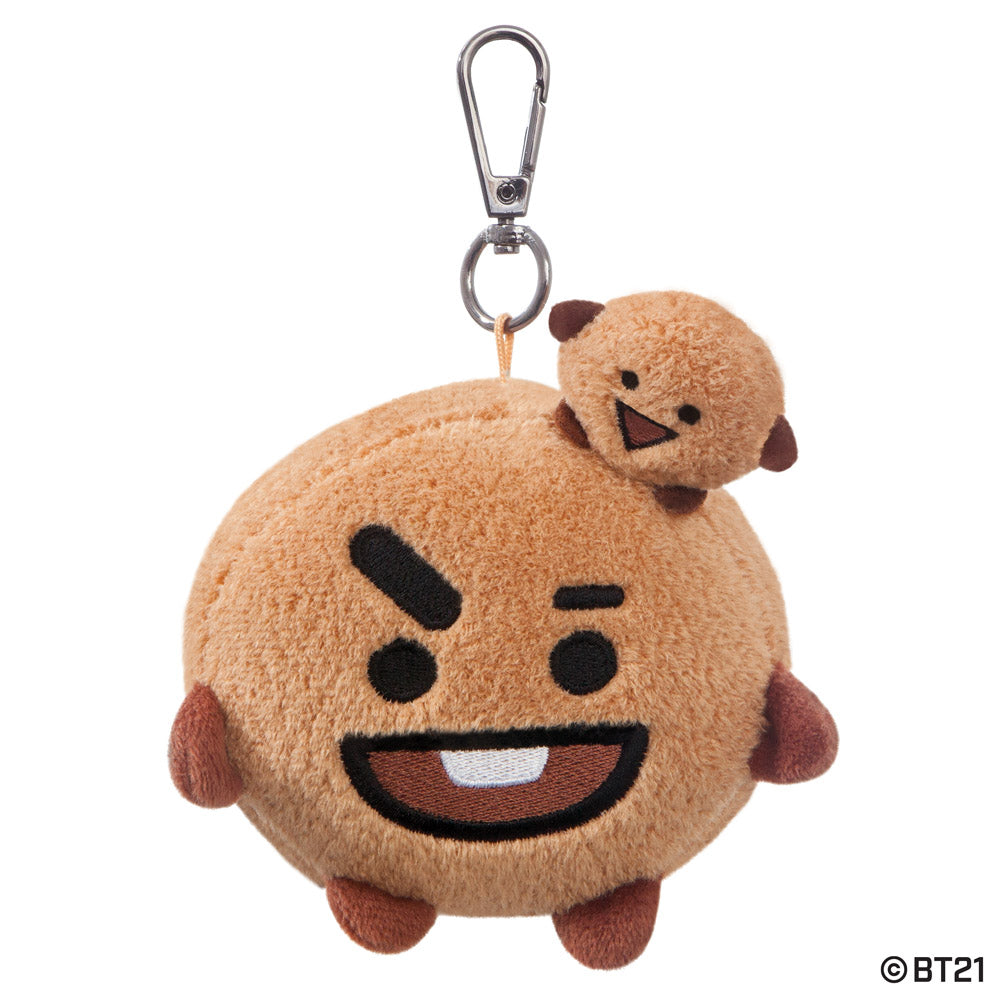 BT21, SHOOKY Plush Key Clip, 4In | Aurora World