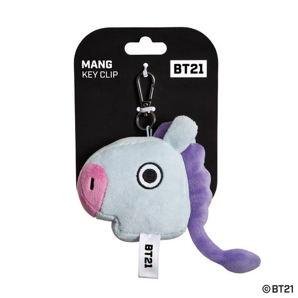 BT21, MANG Plush Key Clip, 4In - Aurora World LTD