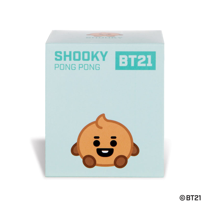 BT21 SHOOKY PONG PONG Soft Toy - Aurora World LTD