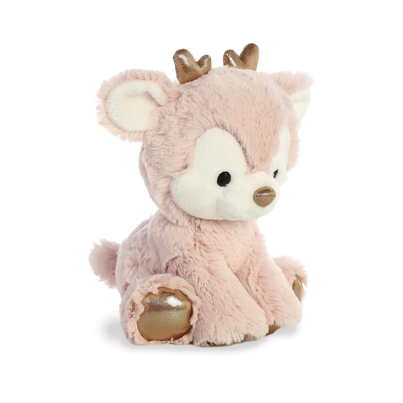 Glitzy Tots Pink Reindeer Soft Toy - Aurora World LTD